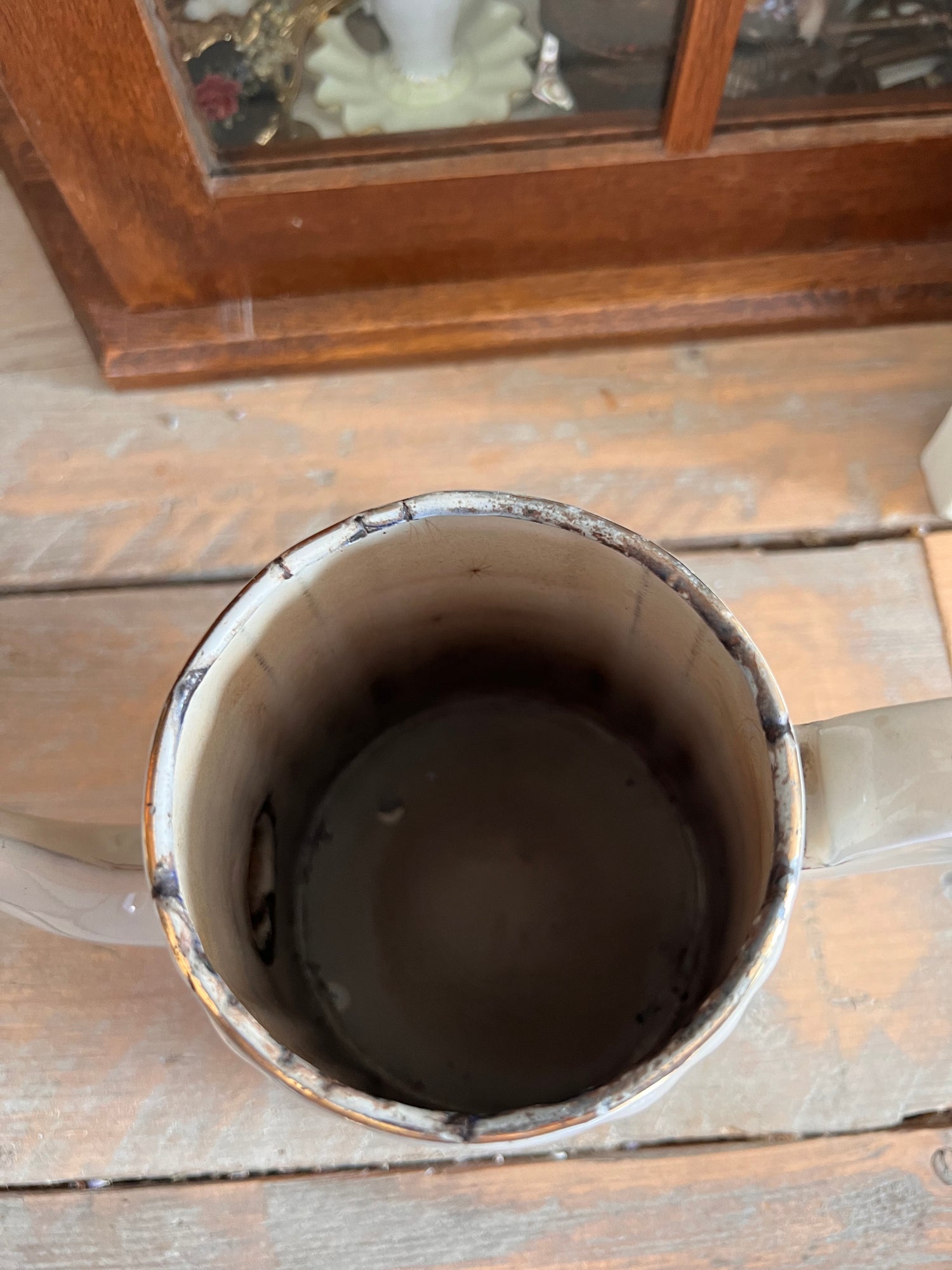 Emaille koffiepot uit Frankrijk