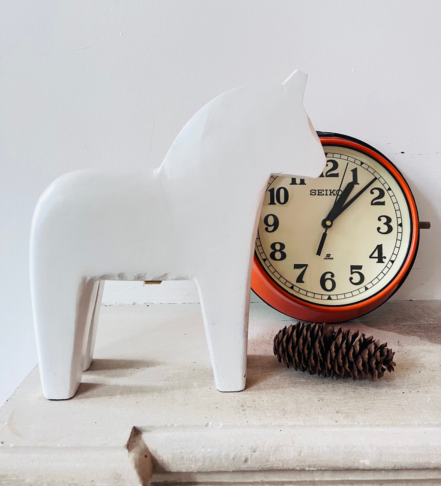 Dala paard, Zweeds Dala paard, wit Dala paard, houten Dala paard uit Zweden.