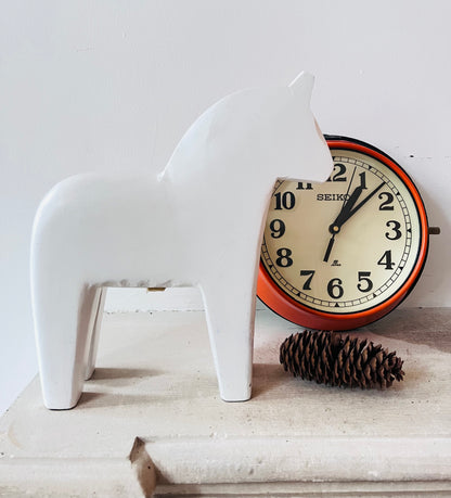 Dala paard, Zweeds Dala paard, wit Dala paard, houten Dala paard uit Zweden.