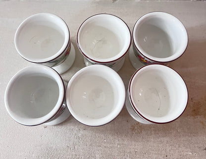 Villeroy Boch Botanica eierdop, eierdopjes Villeroy Boch, vintage servies Botanica