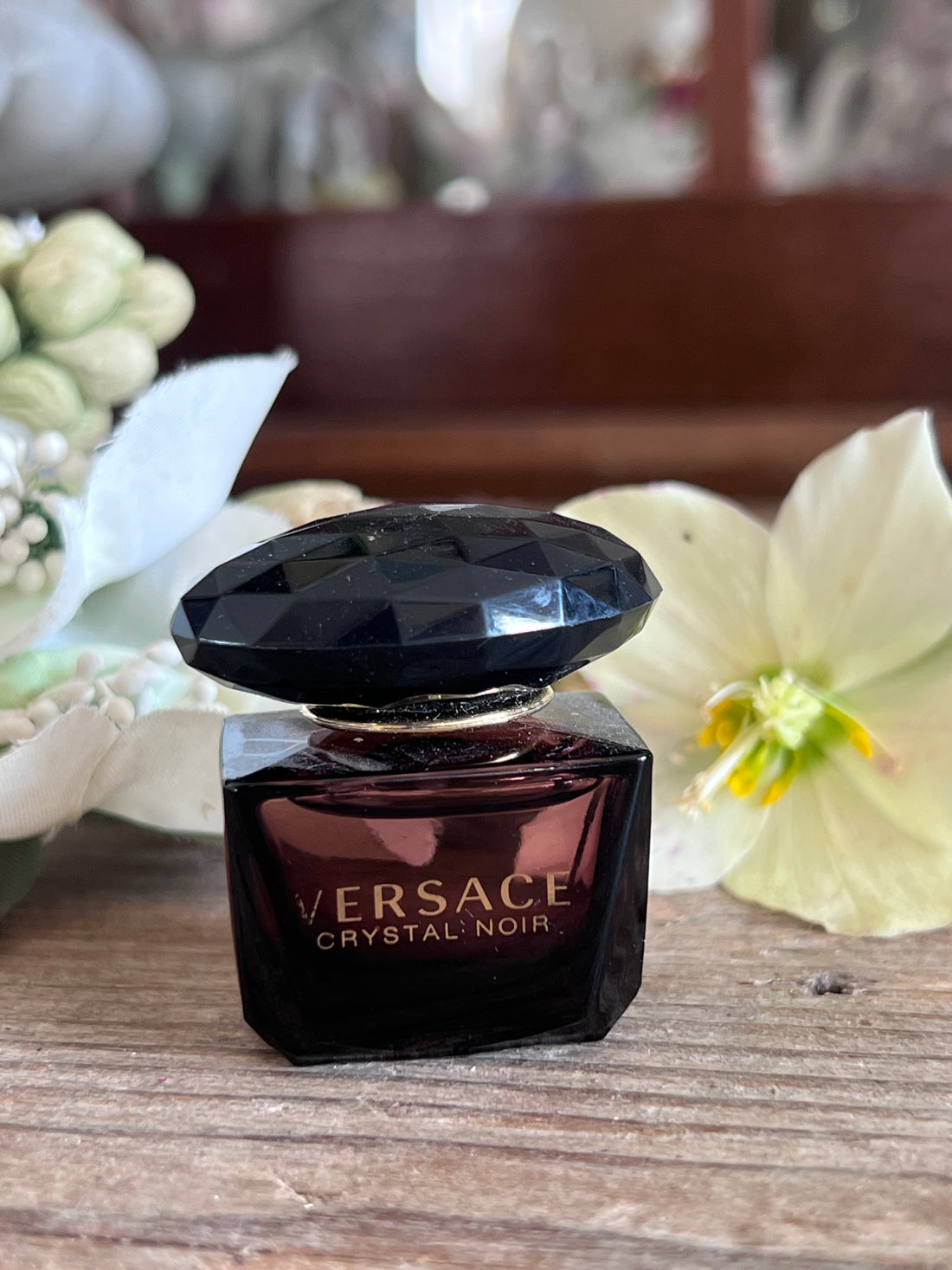 Miniatuur parfumflesje Versace Crystal Noir