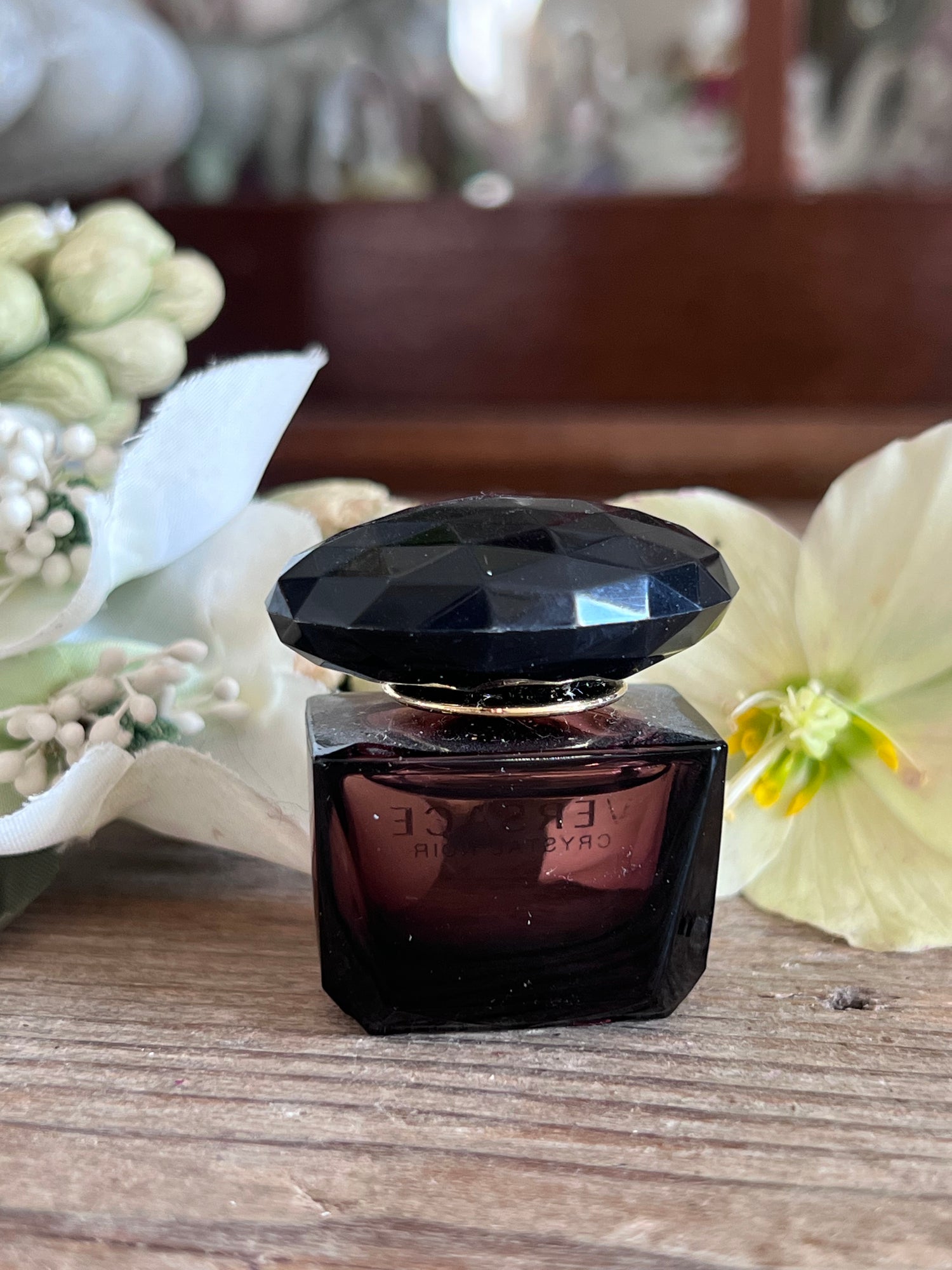 Miniatuur parfumflesje Versace Crystal Noir