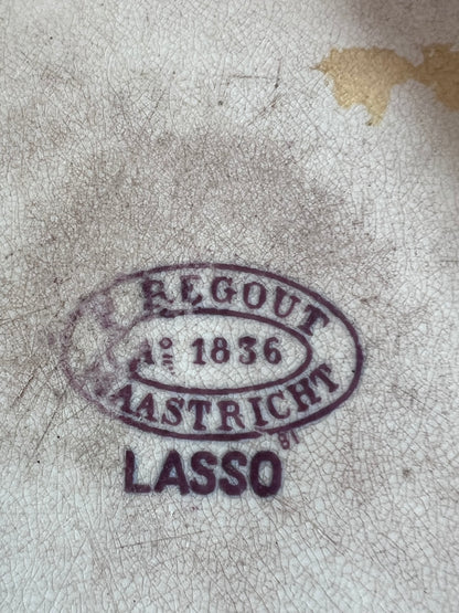 Wandbord "Lasso" Petrus Regout 1878