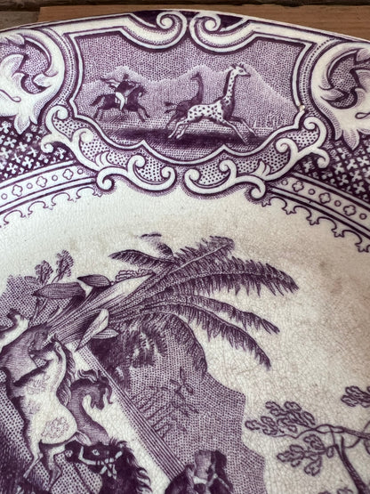 Wandbord "Lasso" Petrus Regout 1878