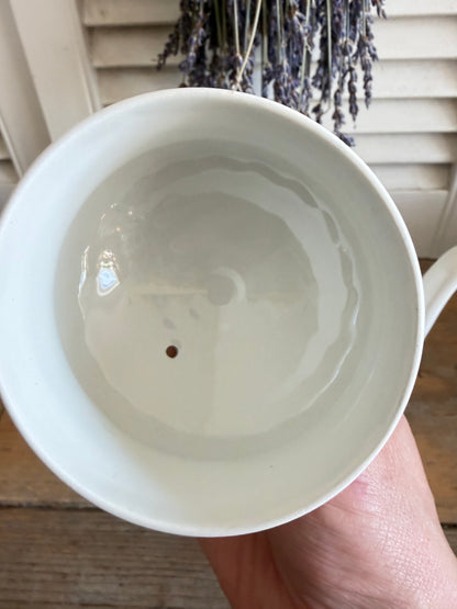 Wedgwood Ralph Lauren, Clearwater theepot, vintage Ralph Lauren Home, Wedgwood bone china, Engelse porseleinen theepot, designer servies, vintage theepot, Sofia&
