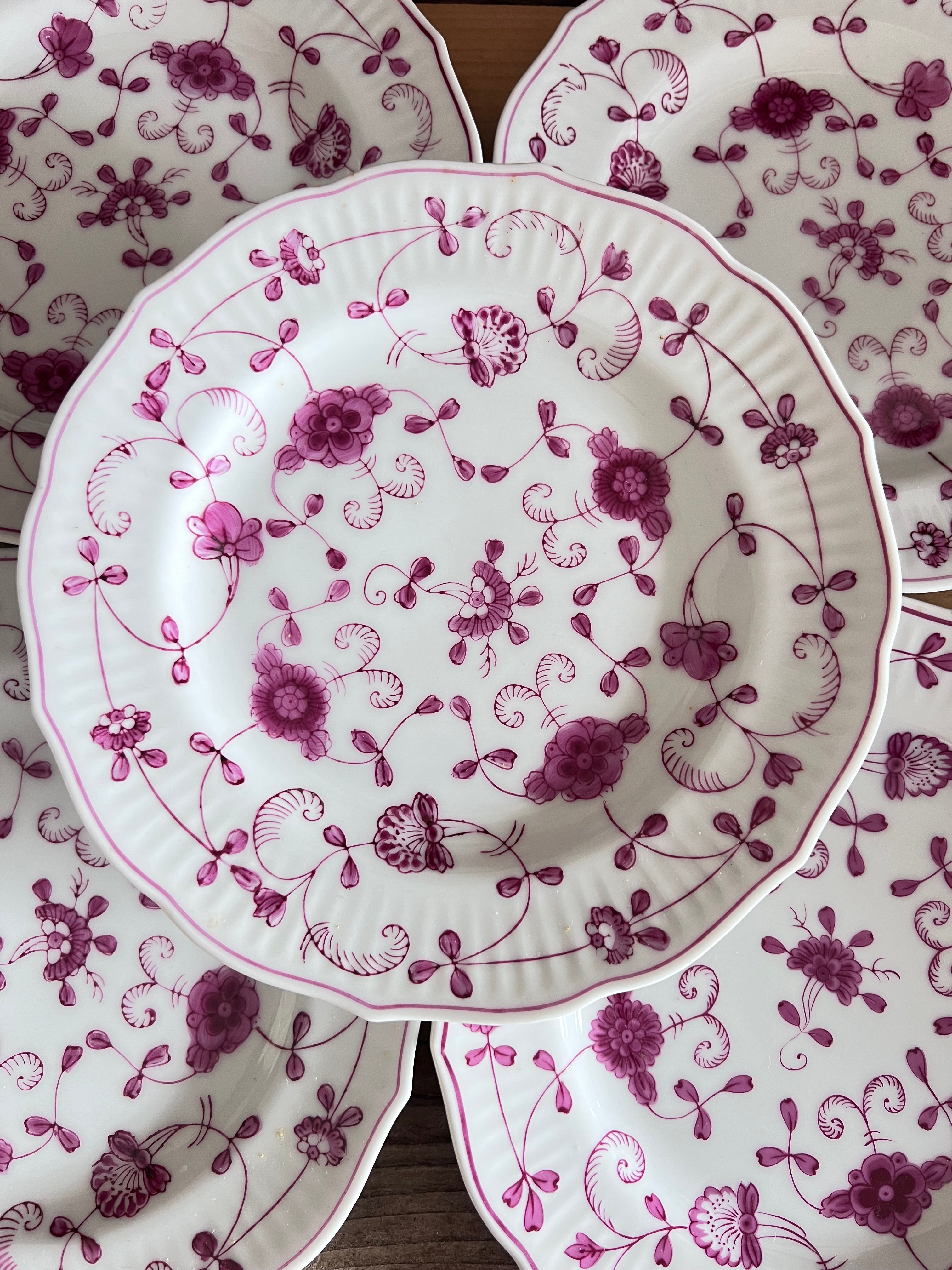 China Purpur ontbijtbord