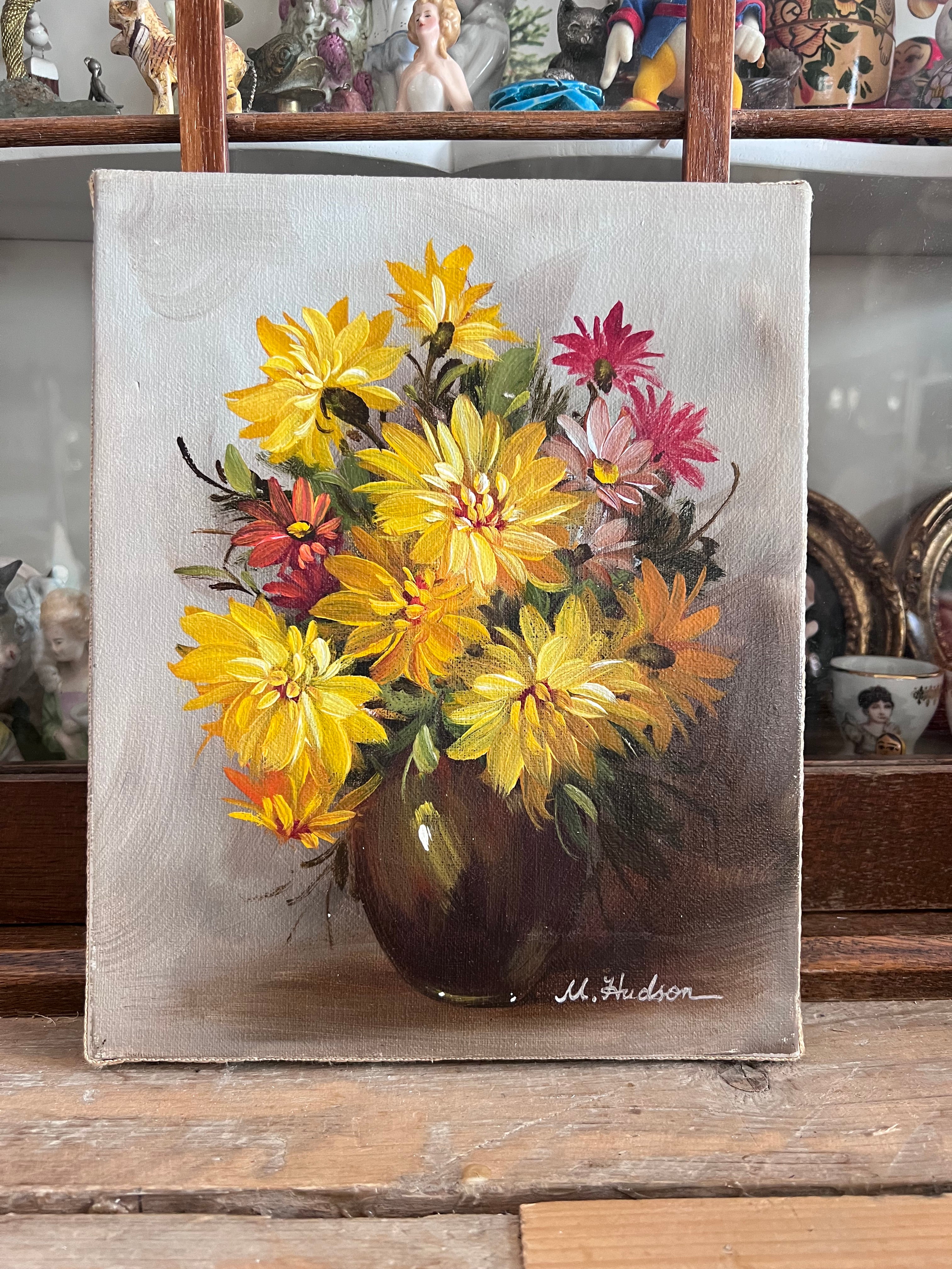 
Breng een frisse en kleurrijke touch aan je interieur met dit elegante **kleine schilderijtje van gele chrysanten op canvas**. Dit sfeervolle kunstwerk toont prachtige, levendige gele chrysanten die warmte en vrolijkheid uitstralen in elke kamer. Het compacte formaat maakt dit canvas schilderij