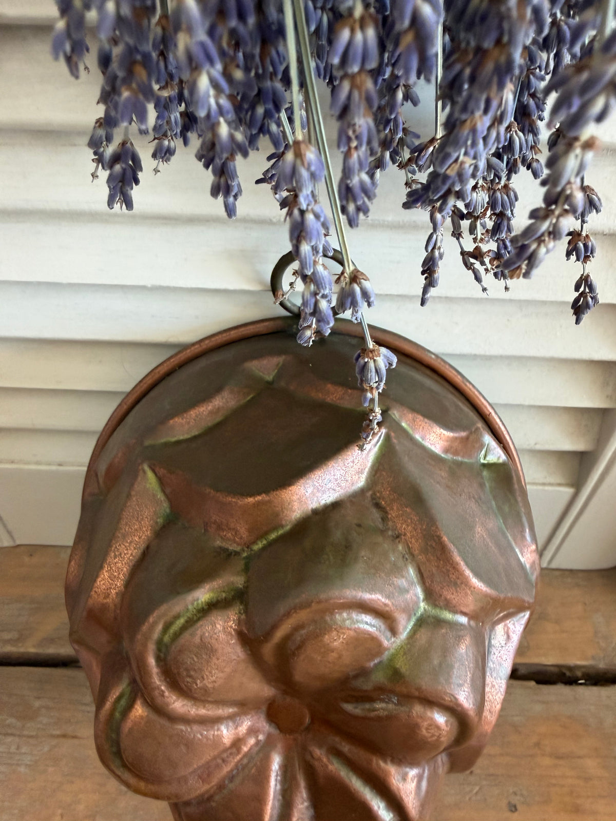 koperen kouglofvorm, antieke koperen bakvorm, antieke puddingvorm, koperen keukenaccessoires , landelijke keuken, landelijke brocante, Franse brocante, vintage koper, Sofia&