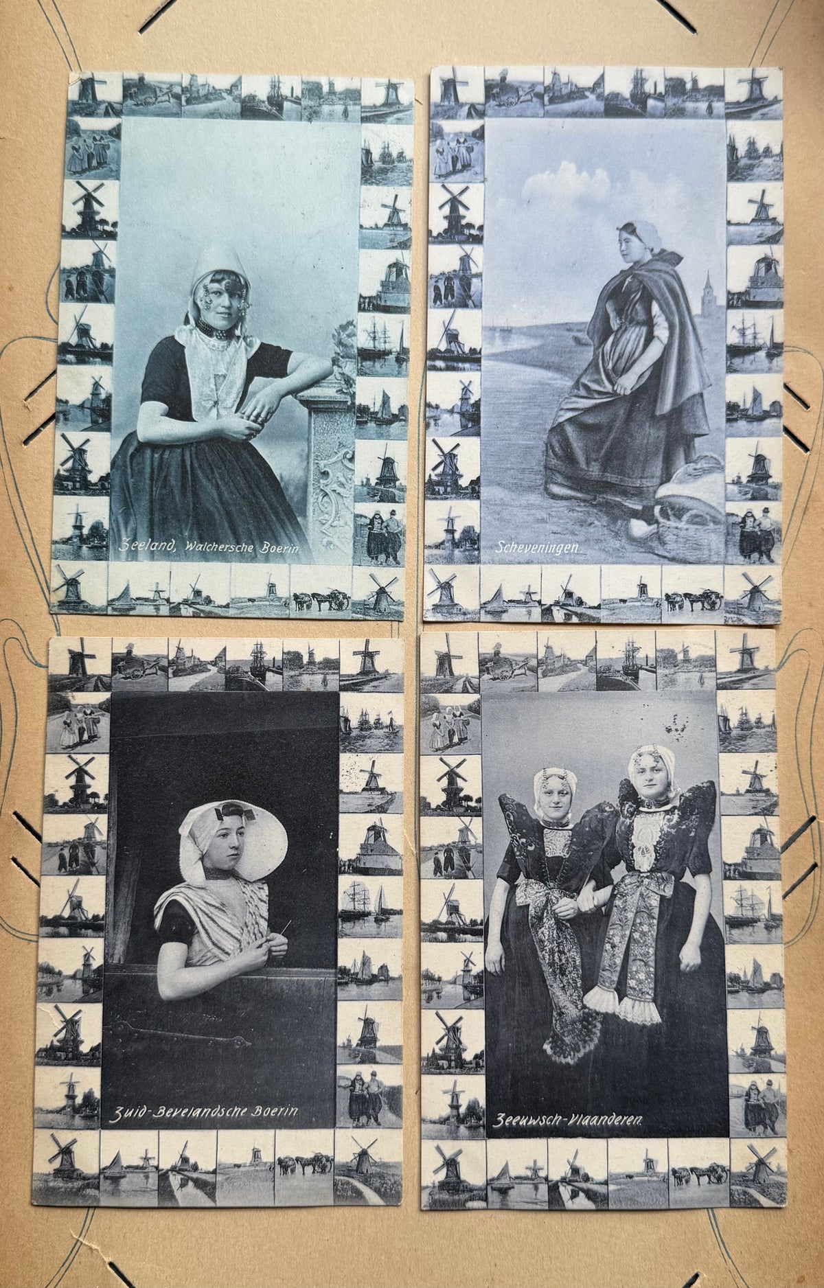 Antieke ansichtkaarten, Zweeuwse klederdracht, oude postkaarten, Scheveningse klederdracht, Walcheren, Zuid Beveland, Zeeuws Vlaanderen, streekdracht, Nederlandse klederdrachten, Nederlandse folklore, antieke fotokaarten, Sofia&