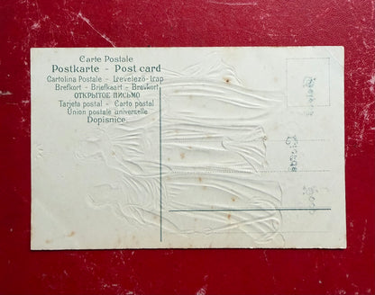 antieke religieuze ansichtkaart, hoop geloof liefde kaart, religieuze ephemera, oude katholieke ansichtkaart, Sofia&