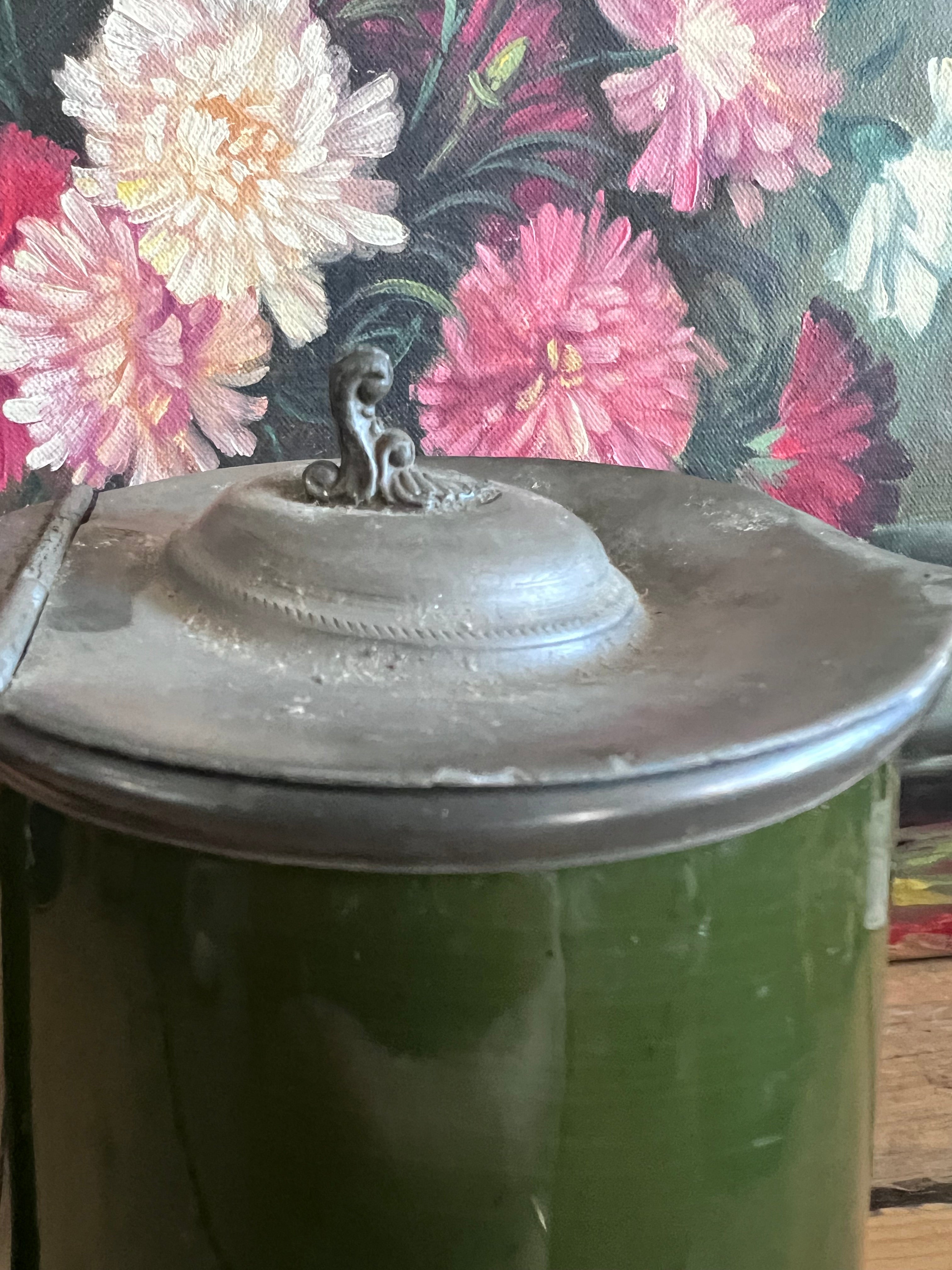 Set antieke kannen "Olive Garden" - Art Nouveau periode