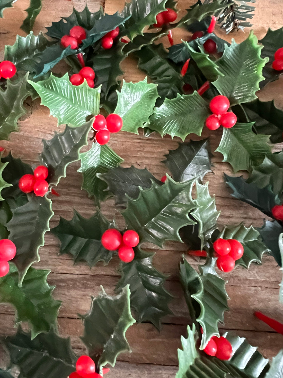 Hulst kerstdecoratie voor gerechten