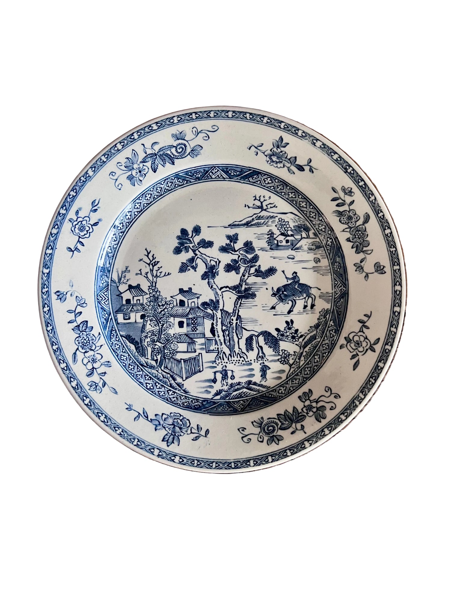 antiek Chinees wandbord, Chinees landschap schilderij, traditioneel Chinees decor, Aziatische wanddecoratie, vintage Chinees bord, antiek Aziatisch wandbord, Chinese kunst wandbord, klassieke Chinese decoratie, historische Chinese schildering, nostalgisch Chinees wandstuk