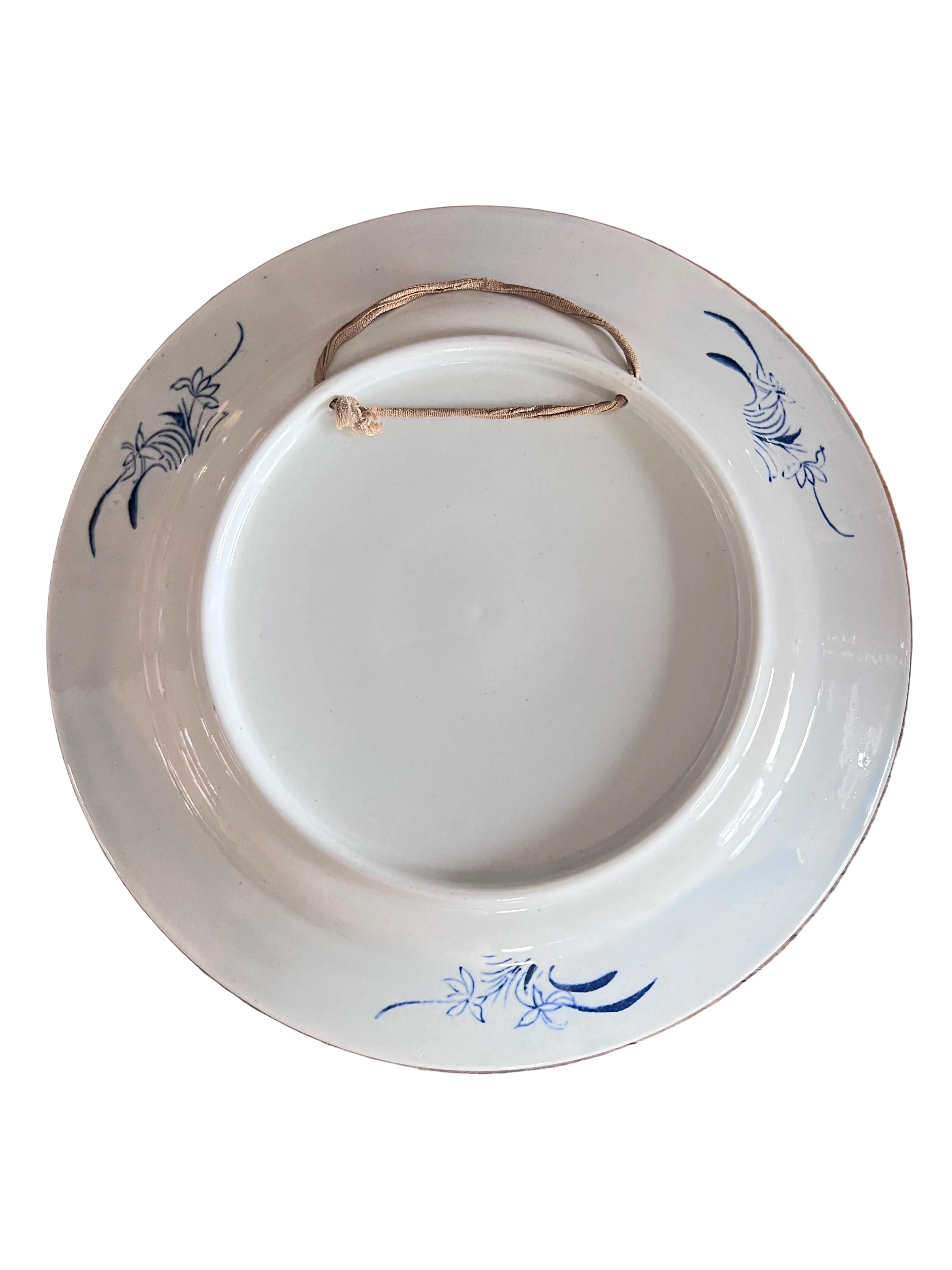 antiek Chinees wandbord, Chinees landschap schilderij, traditioneel Chinees decor, Aziatische wanddecoratie, vintage Chinees bord, antiek Aziatisch wandbord, Chinese kunst wandbord, klassieke Chinese decoratie, historische Chinese schildering, nostalgisch Chinees wandstuk