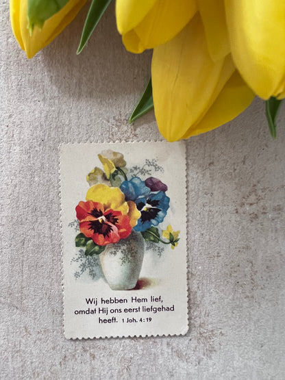 
zondagsschool plaatje, religieuze spreuk, viooltjes plaatje, christelijke decoratie, geloof inspiratie, kinderbijbel illustratie, spiritueel geschenk, bijbelvers muurdecoratie, christelijke webshop, zondagsschool materiaal
