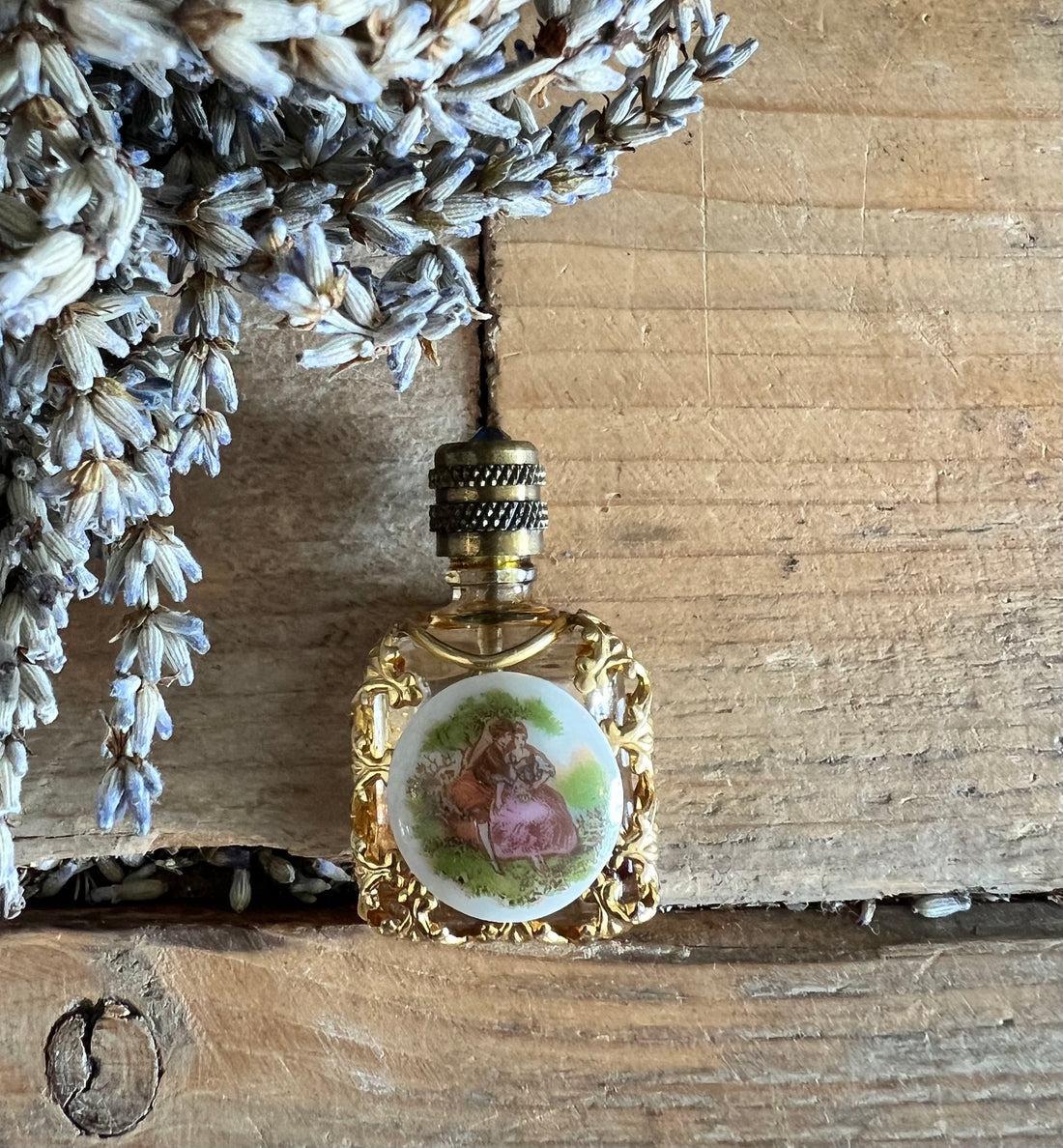 Miniatuur parfumflesje Limoges