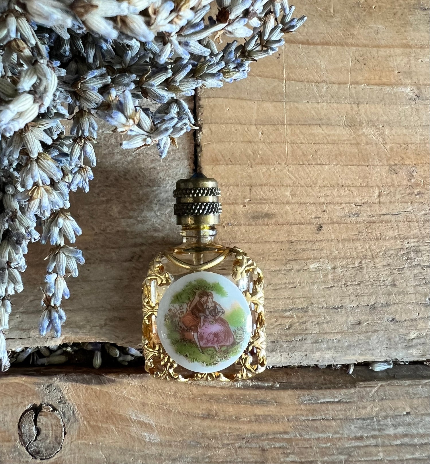 Miniatuur parfumflesje Limoges