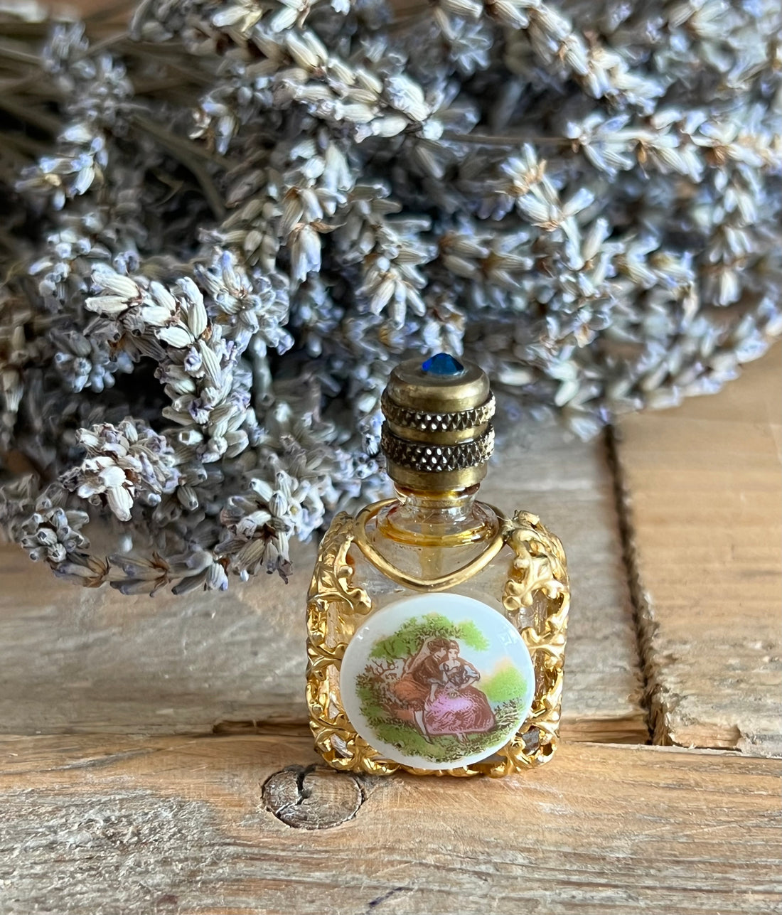 Miniatuur parfumflesje Limoges