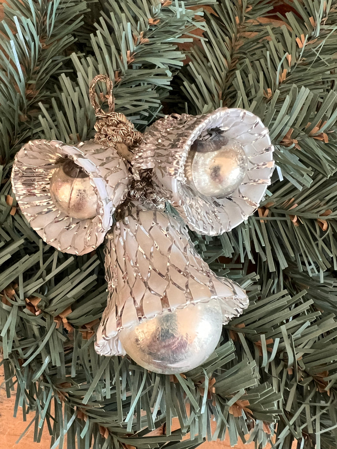 Vintage kerstversiering kerstklokjes