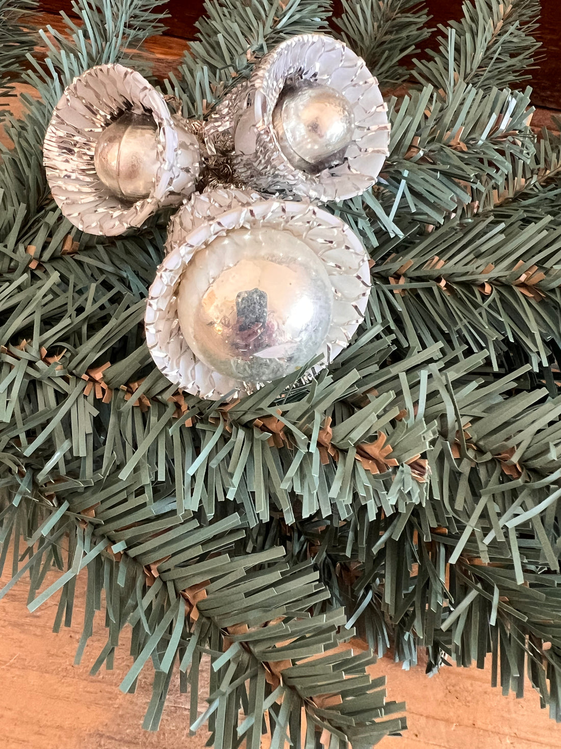 Vintage kerstversiering kerstklokjes