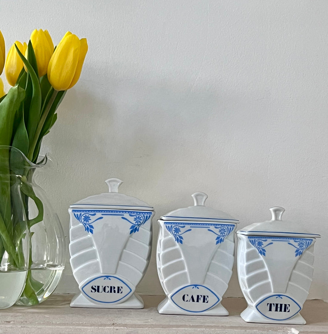 Art Deco voorraadpotten van Chauvigny