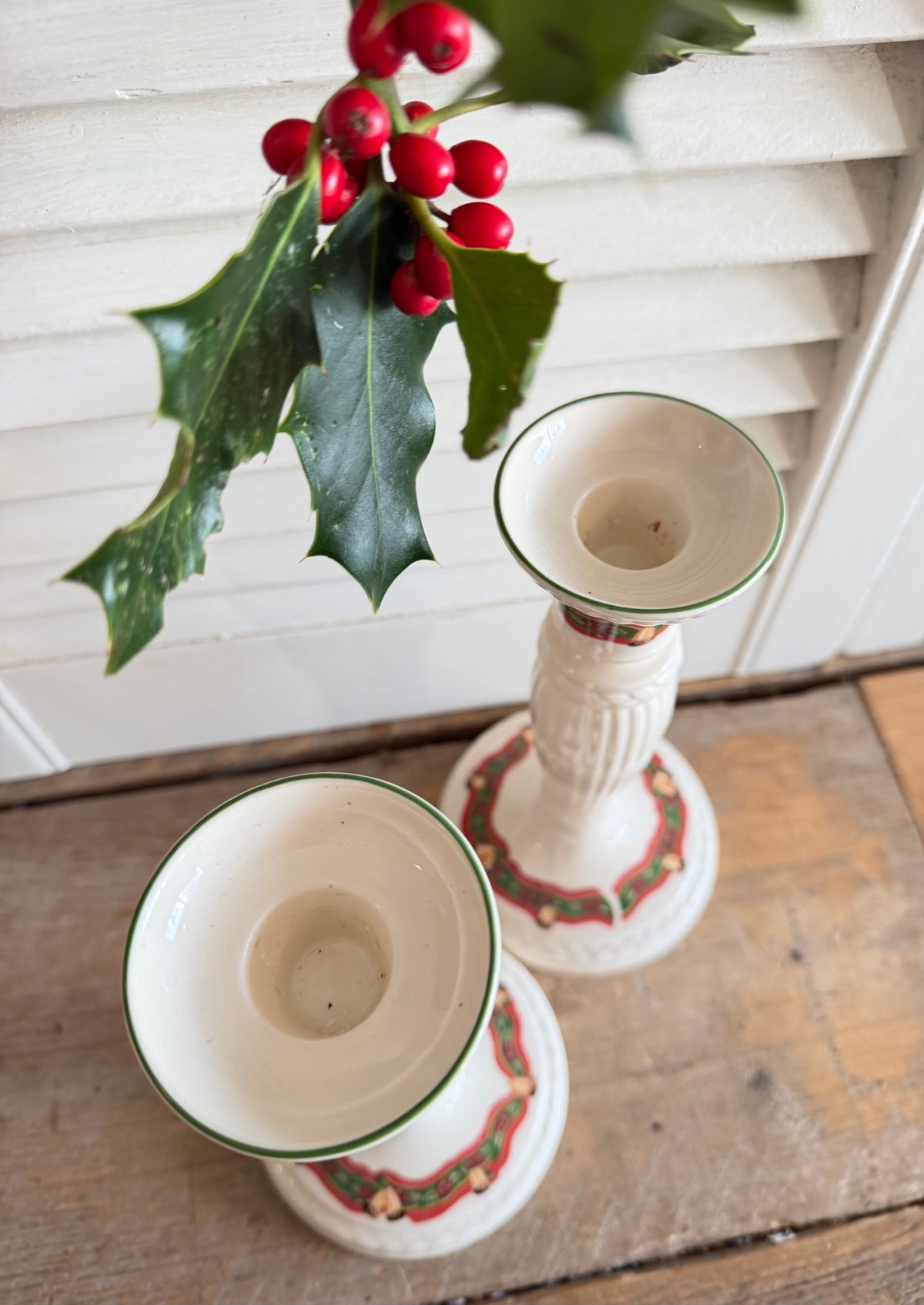 Wedgwood Christmas Time, Wedgwood kandelaars, Queen&