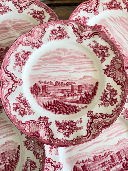 Johnson Bros Old Britain Castles, Haddon Hall 1792, Engels servies, ontbijtborden,Johnson Brothers ironstone, brocante servies, Sofia&