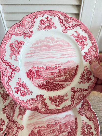 Johnson Bros Old Britain Castles, Haddon Hall 1792, Engels servies, ontbijtborden,Johnson Brothers ironstone, brocante servies, Sofia&