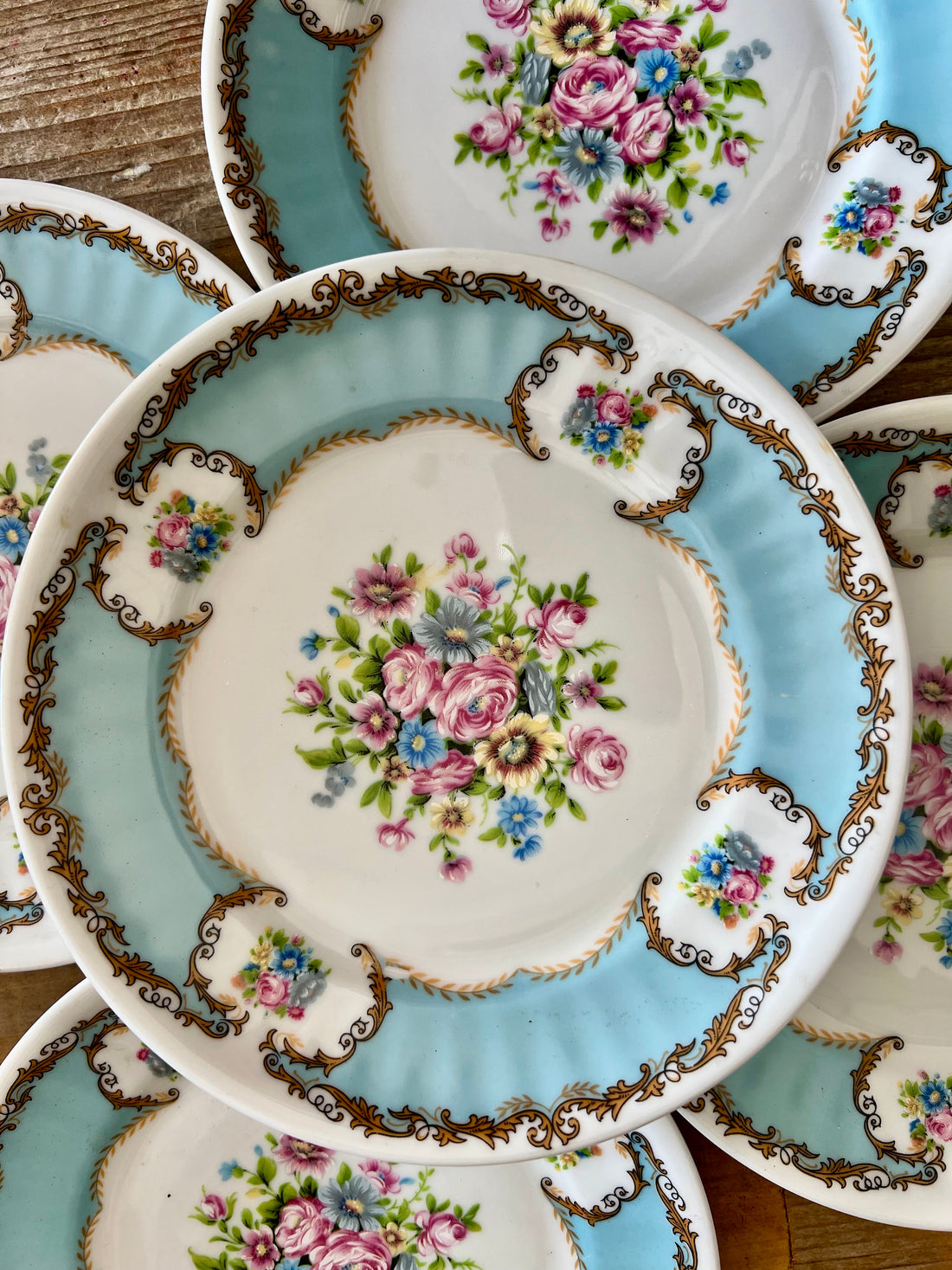 Dessertbordjes vintage Bavaria