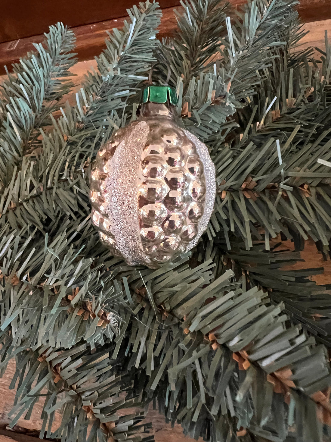 Vintage kerstbal druiventros