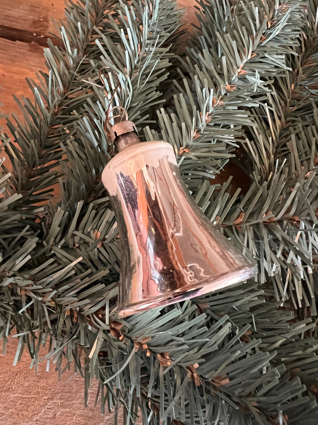 Vintage kerstbal kerstklokje