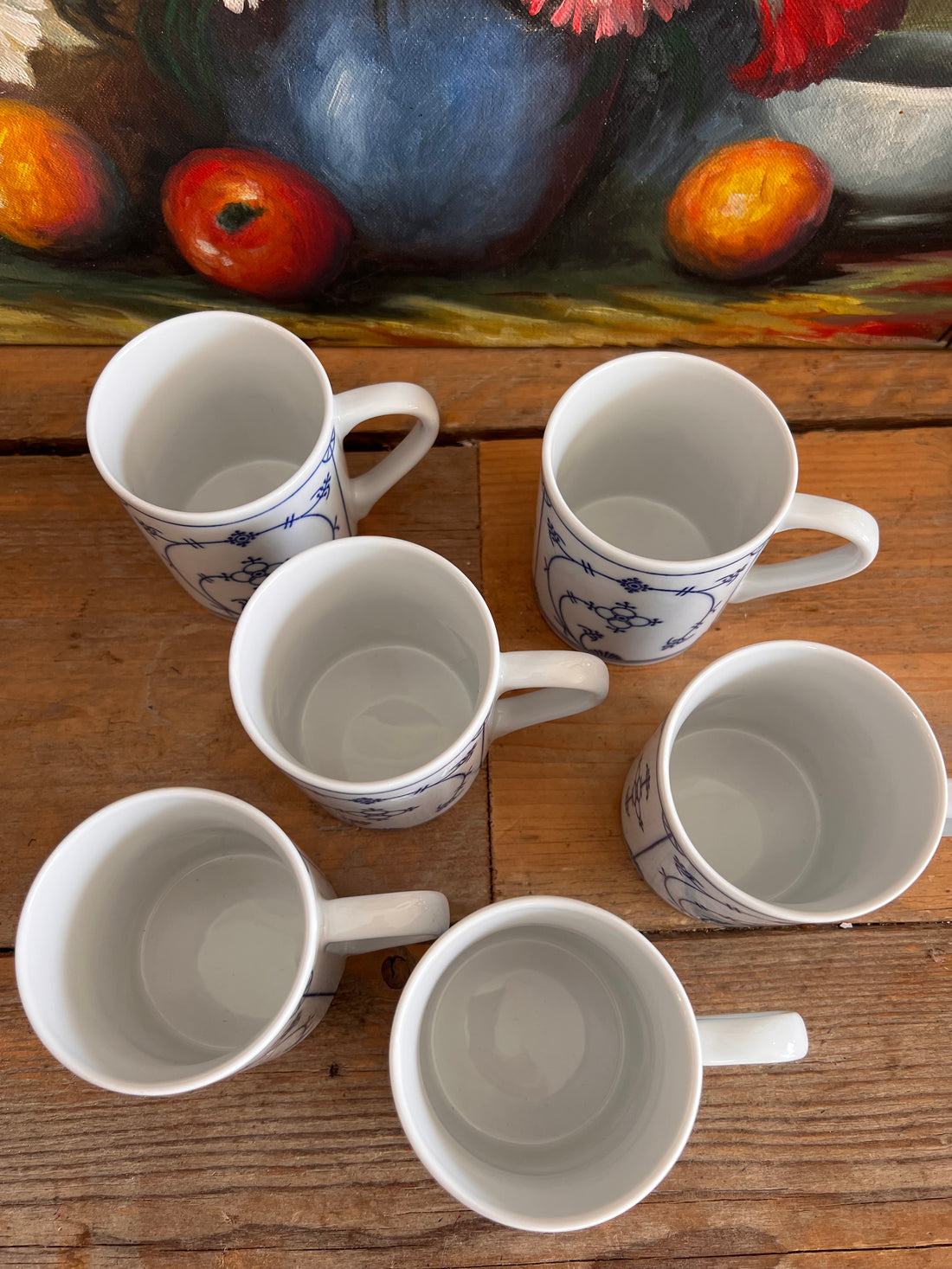 
Blau Saks mok, Kahla porselein mok, porseleinen koffiemok, blauw-witte mok, klassiek servies, Duitse porseleinen mok, Blau Saks servies, duurzame koffiemok
