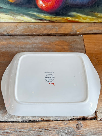 Wedgwood Stratford botervloot, botervloot fine bone china, elegant Engels servies, Wedgwood servies kopen, luxe botervloot, Engels porselein botervloot, klassieke botervloot Wedgwood