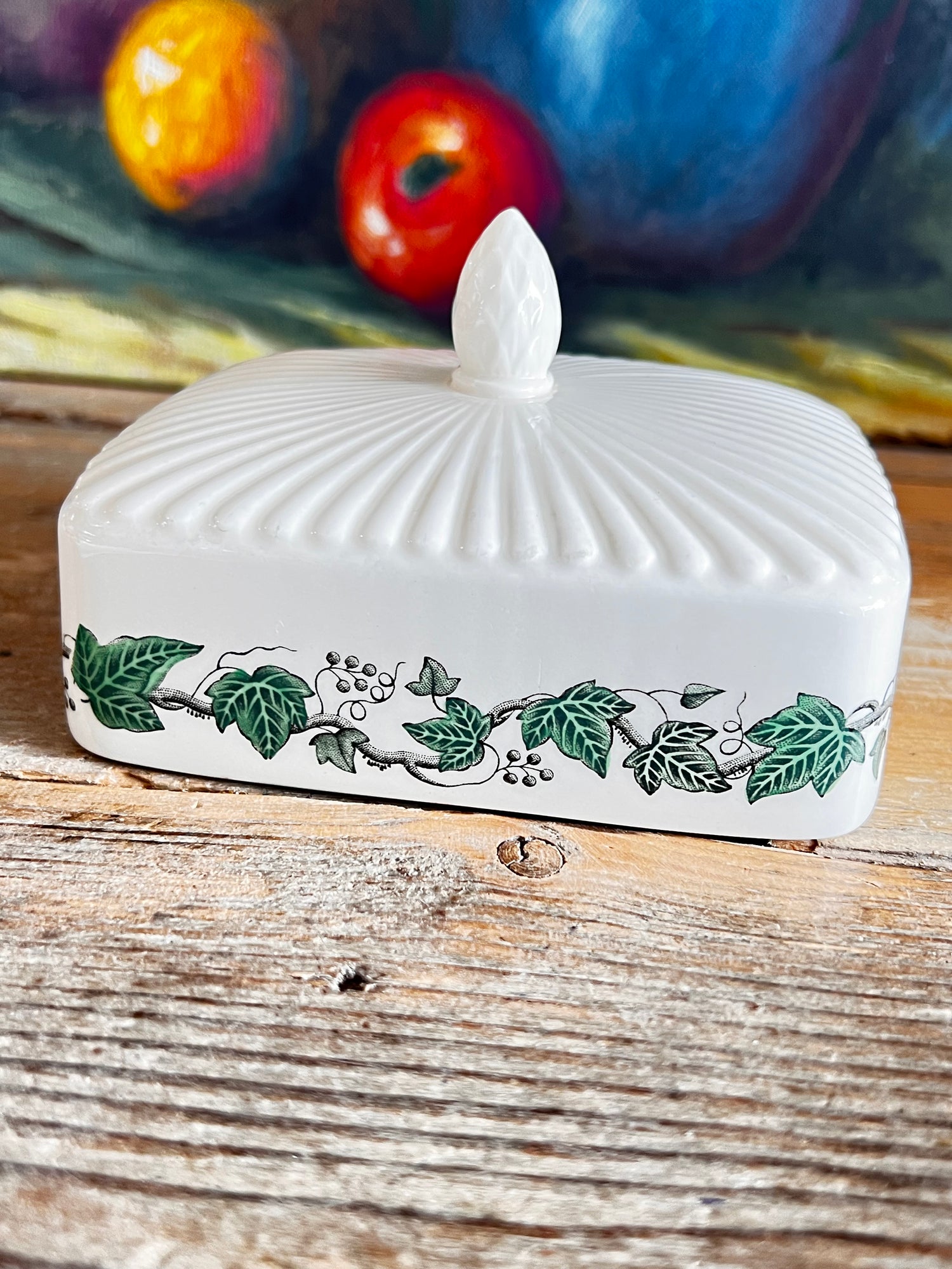 Wedgwood Stratford botervloot, botervloot fine bone china, elegant Engels servies, Wedgwood servies kopen, luxe botervloot, Engels porselein botervloot, klassieke botervloot Wedgwood