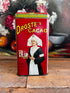vintage Droste blik, Droste cacaopoeder blik, oud cacaoblisteren, 1 kg blik, retro verpakkingen, vintage cacaoblister, collectorsitem blik, tweedehands Droste blik