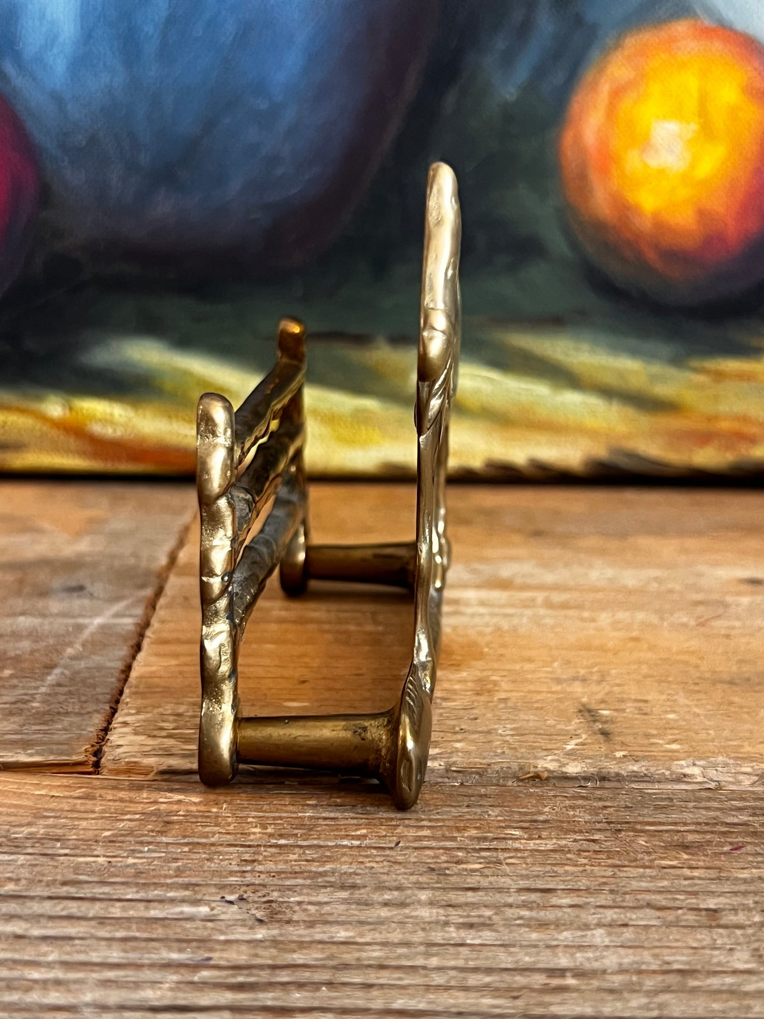 
brievenhouder messing, vintage brievenhouder, brievenhouder jaren 60, brocante brievenhouder, retro brievenhouder, paard decoratie, brocante woonaccessoires, vintage woondecoratie, Sofia’s Brocante stijl, messing brievenhouder paard