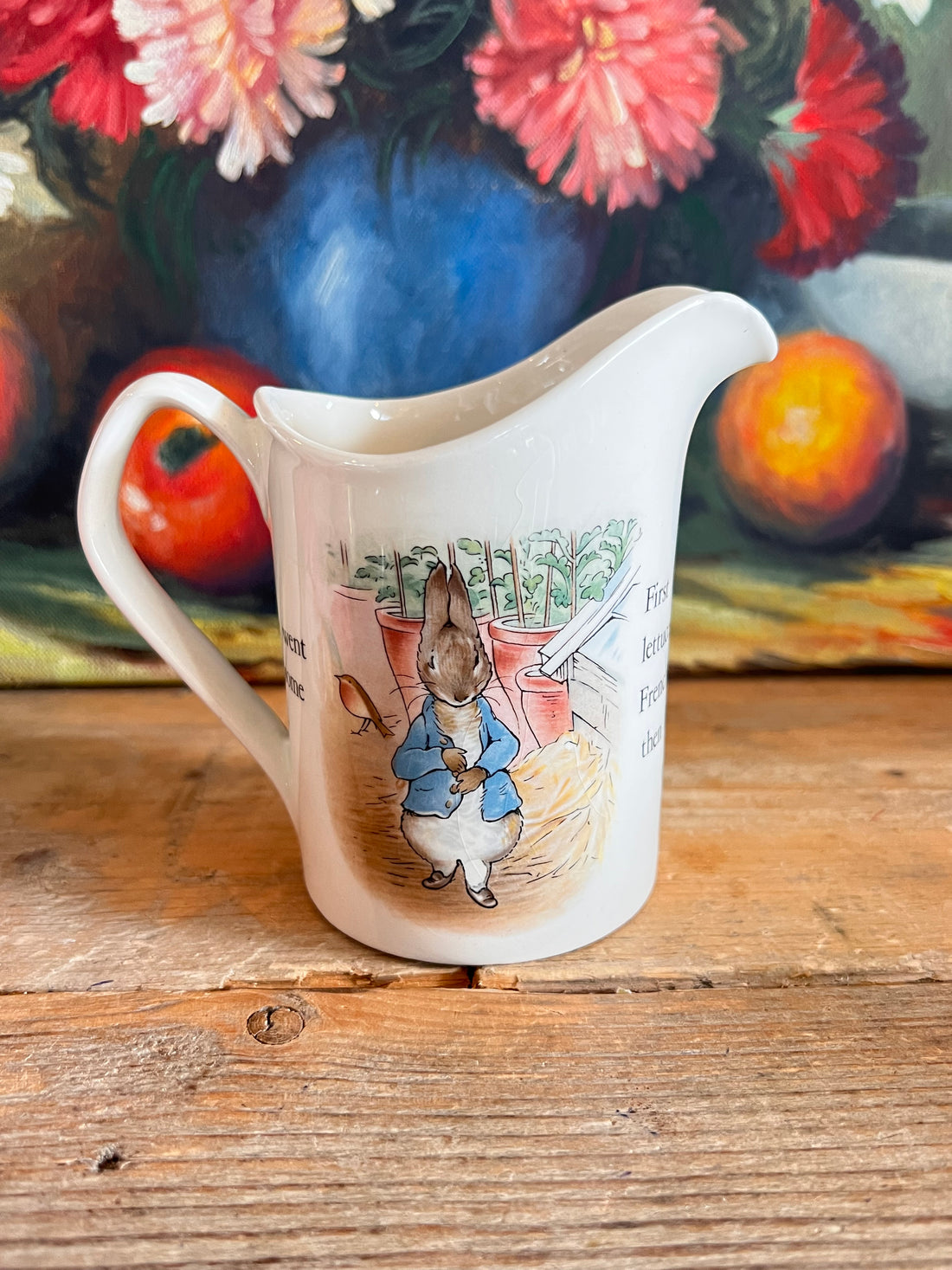 Kinderkunst servies &amp;nbsp;
Collectors item Wedgwood melkkan Wedgwood servies