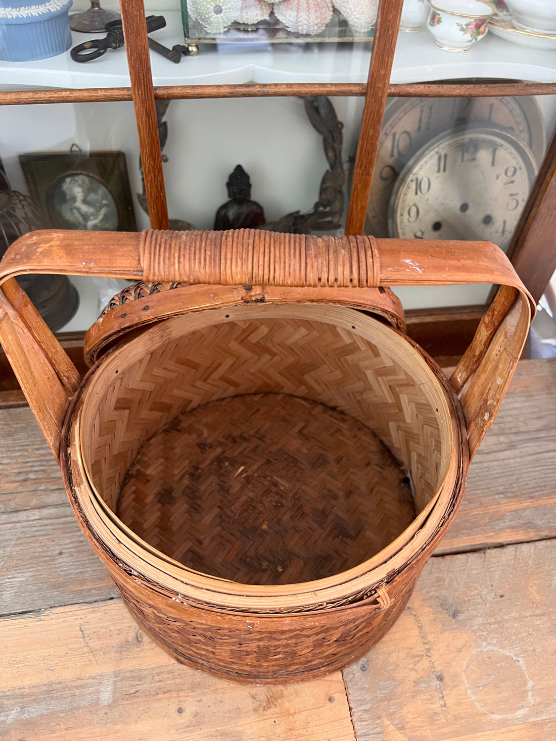 Vintage rice basket