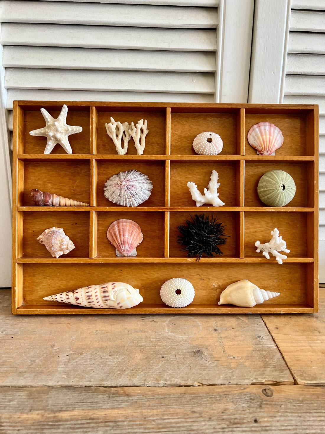 Houten bureau organizer 