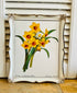 Fotolijst met afbeelding narcissen Redouté