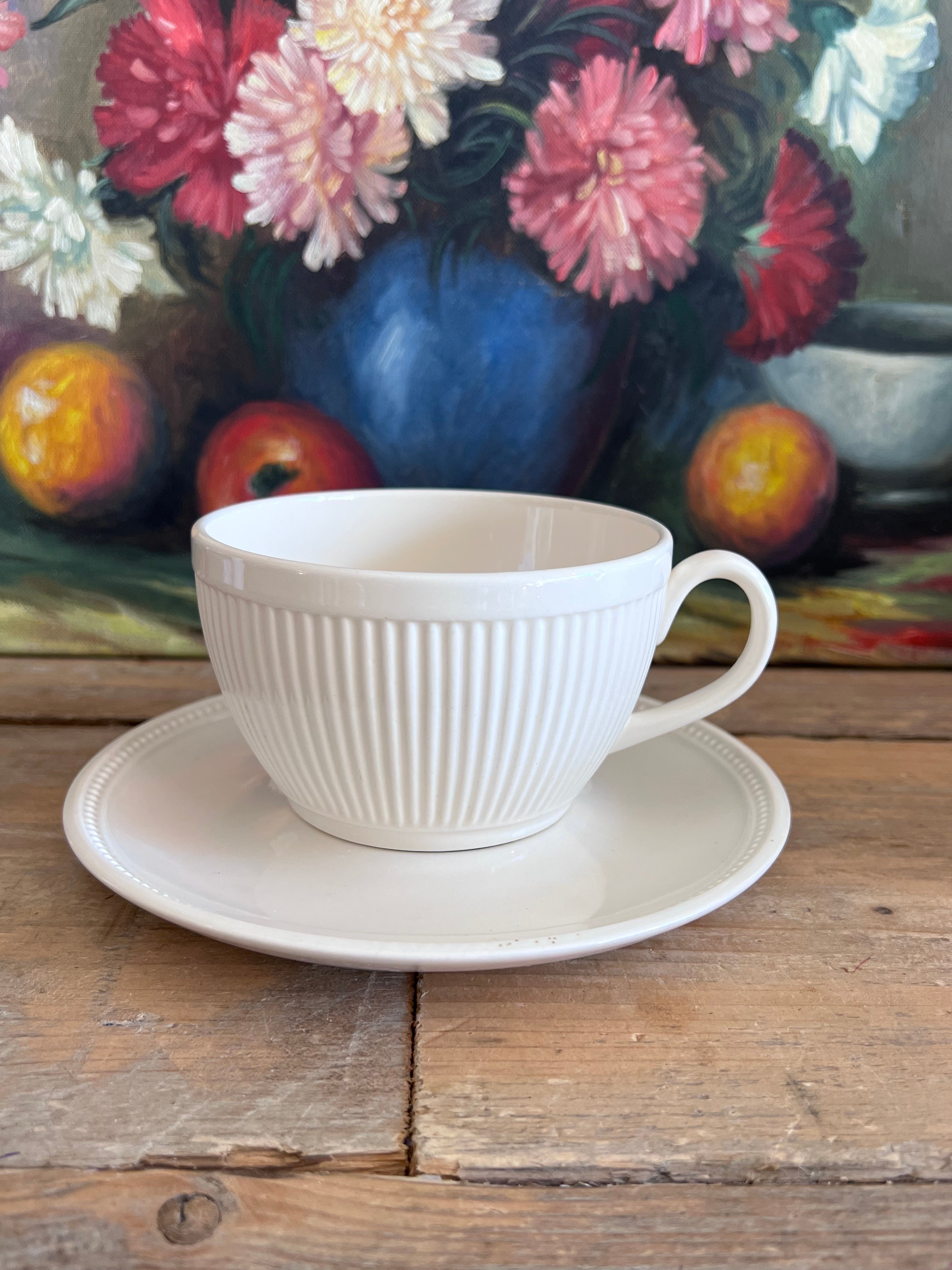 Wedgwood soepkom, Wedgwood Windsor, soepkom porselein, luxe soepkom, klassieke soepkom, porseleinen soepkom, grote kop thee, cappuccino kom, Wedgwood servies, soepkom online kopen, hoogwaardige soepkom, elegant servies.