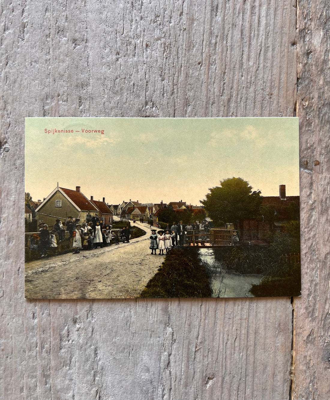 Antique postcard Voorweg Spijkernisse