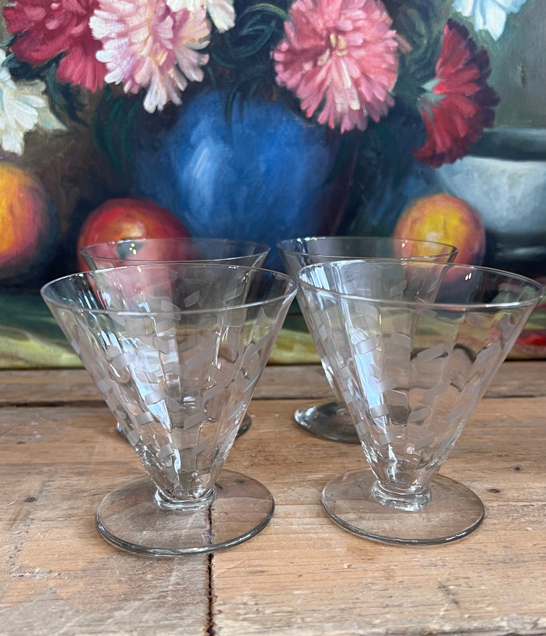 antieke kristallen glazen, Verrerie Doyen glazen, Art Deco glazen, vintage kristallen glaswerk, antieke wijn glazen, cocktailglazen kristal, likeurglazen Art Deco, antiek glaswerk kopen, klassieke kristallen glazen set, luxe vintage glazen