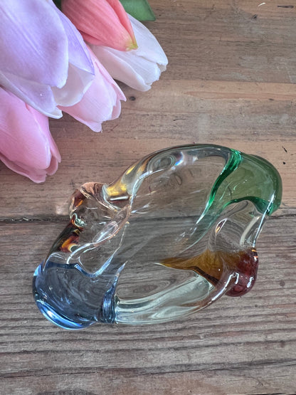 Mstisov Rhapsody asbak - boheems glaswerk uit de jaren 50