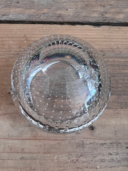 Copier spijkerglas asbakje, kristallen asbakje, Copier asbak, spijkerglas design, kristal asbakje, design woonaccessoires, luxe asbak kristal, klassiek design asbak, Copier kristal, decoratieve asbak