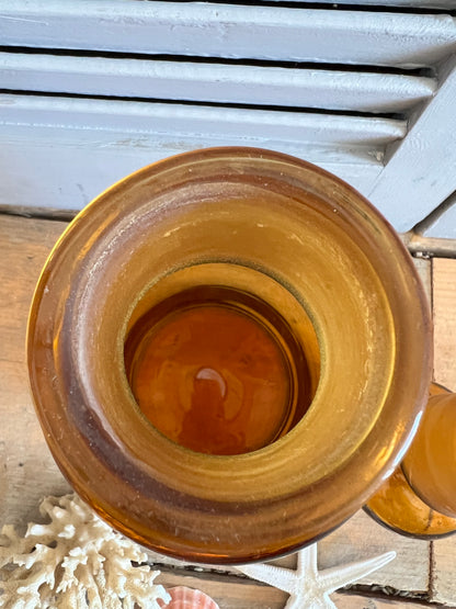 Antieke apothekerspot bruin