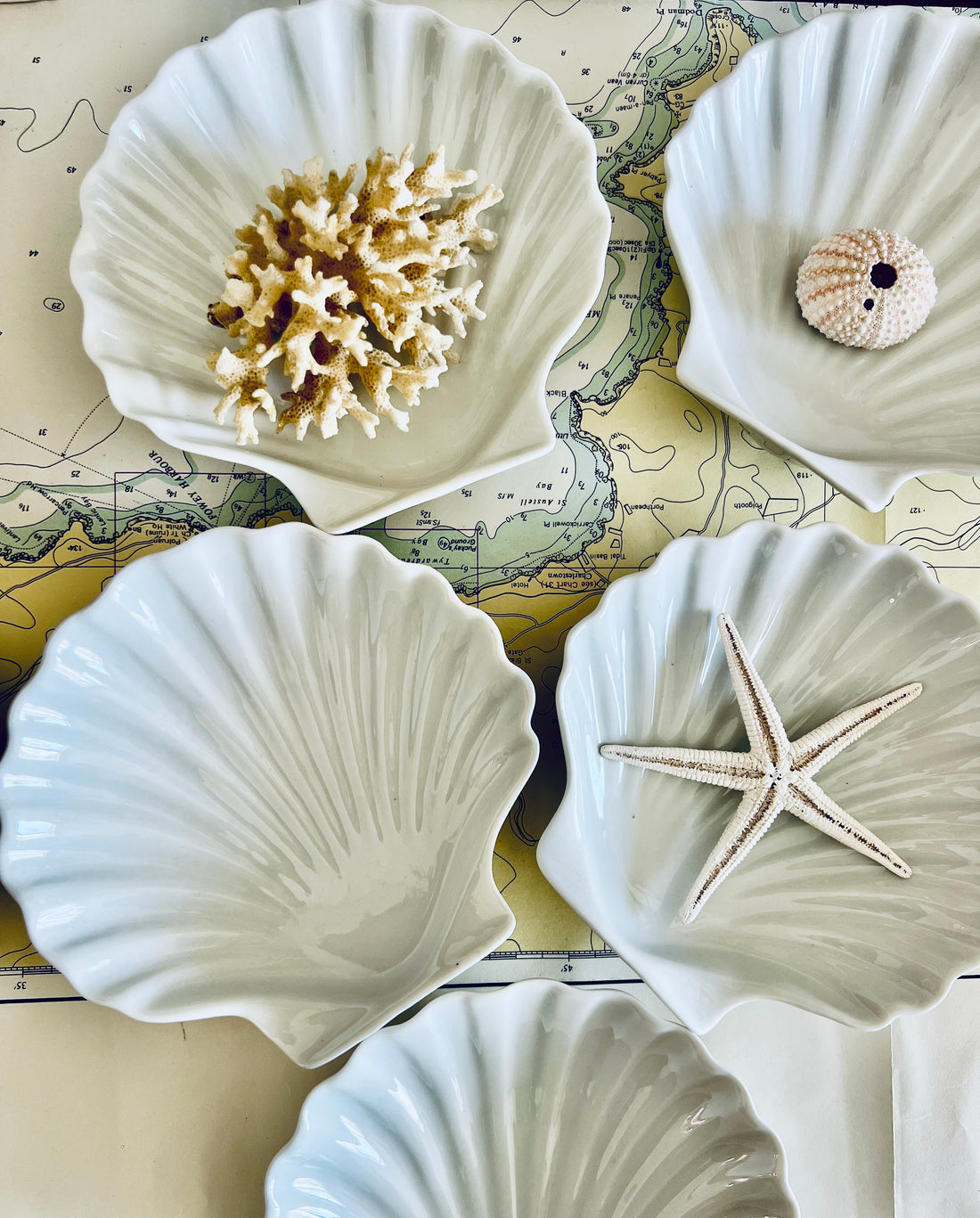 Schelpbordje Porcelaine Tradition CNP France