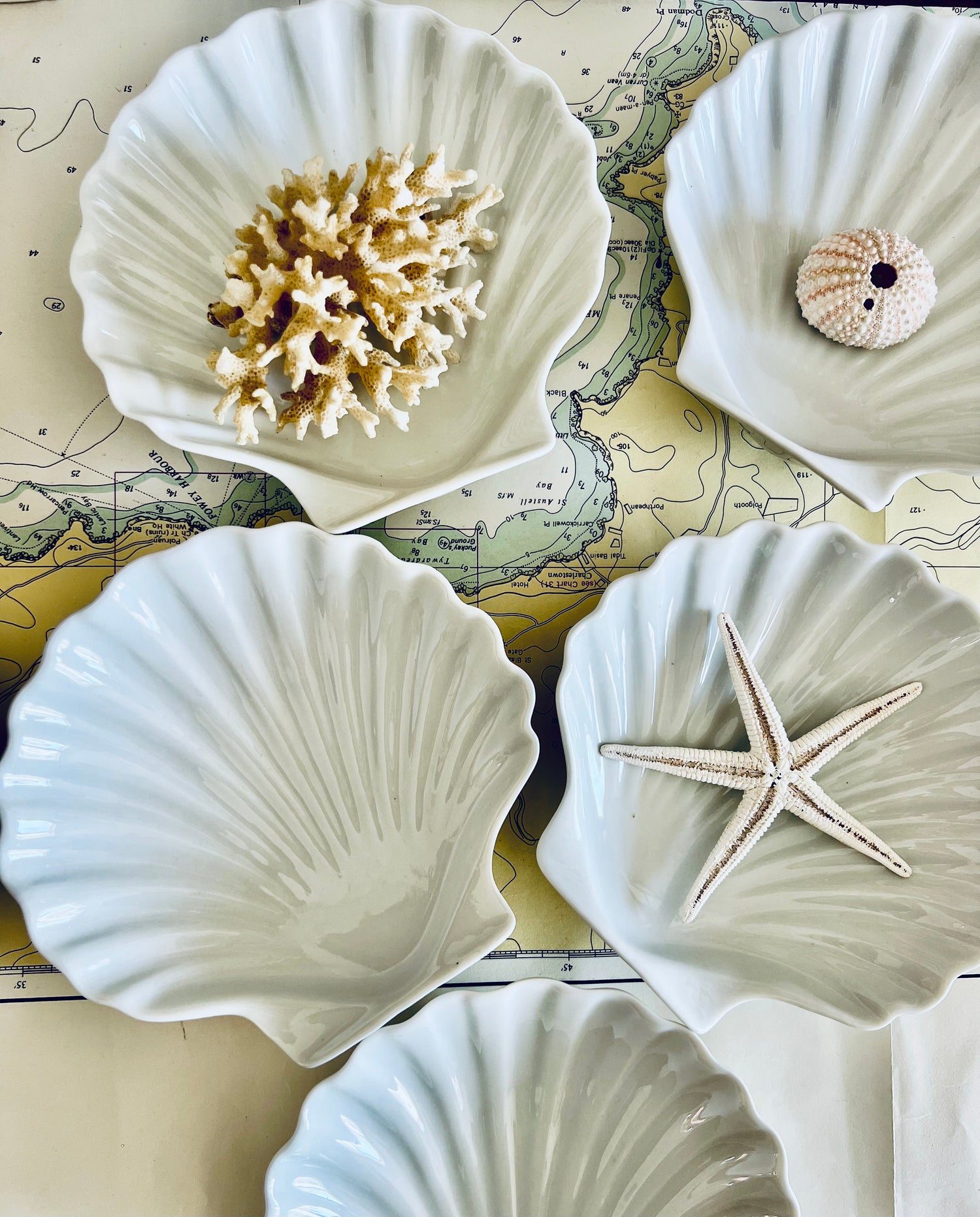 Schelpbordje Porcelaine Tradition CNP France