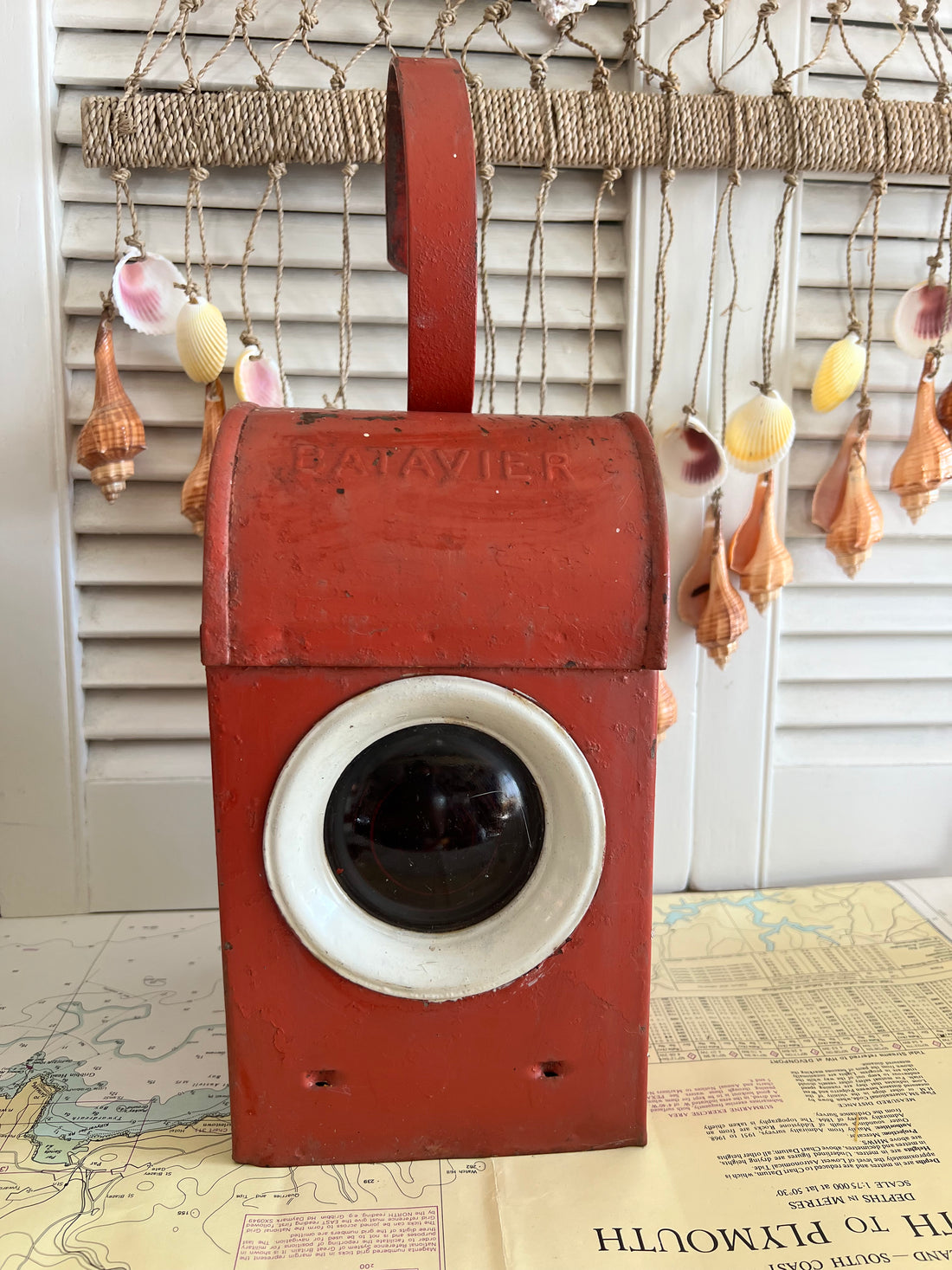 Rode seinlamp Batavier