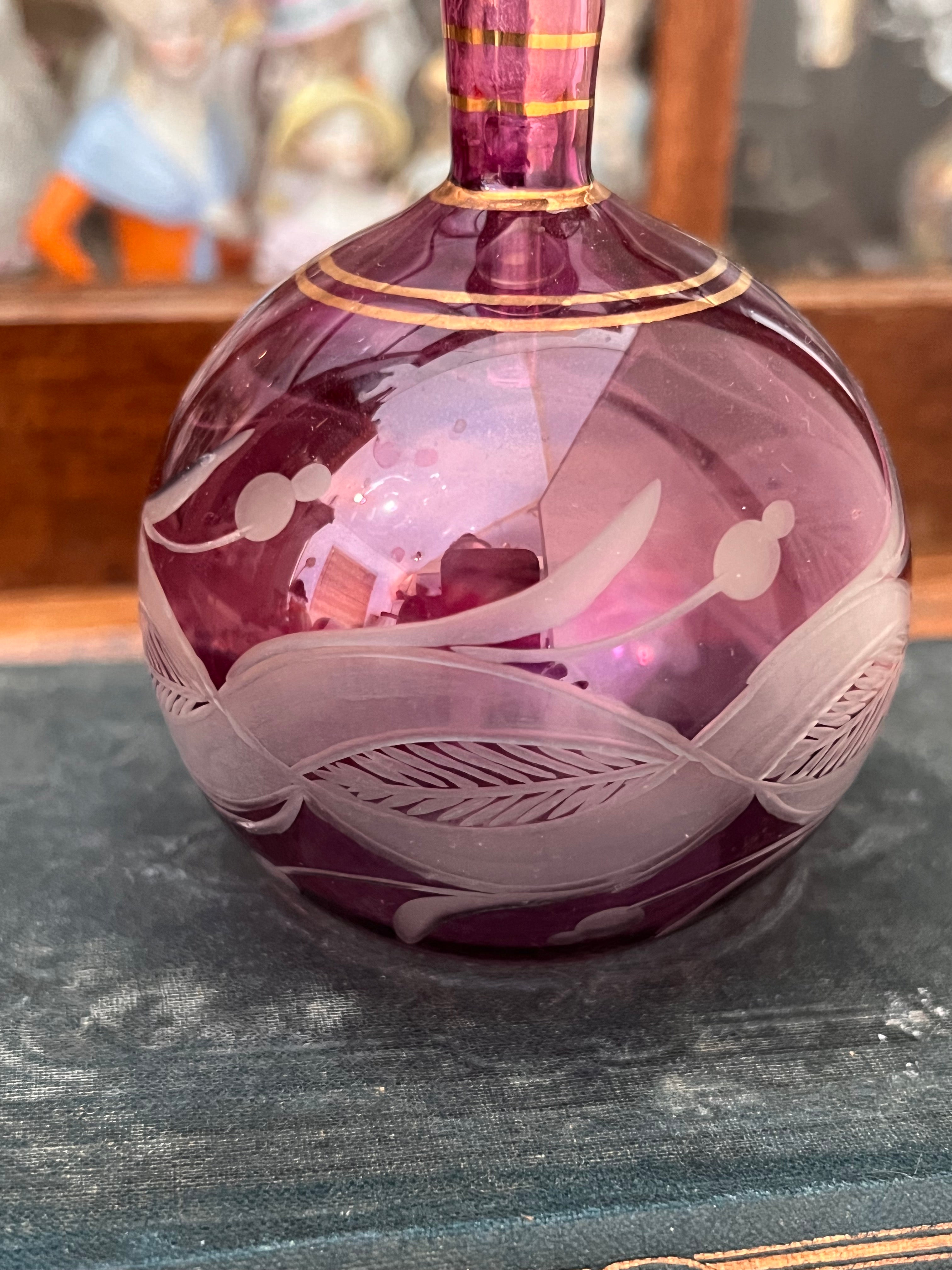 Parfumflesje uit Egypte Magenta